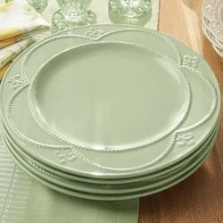 Princess House Marbella Mint Dinner Plates(4) Pc