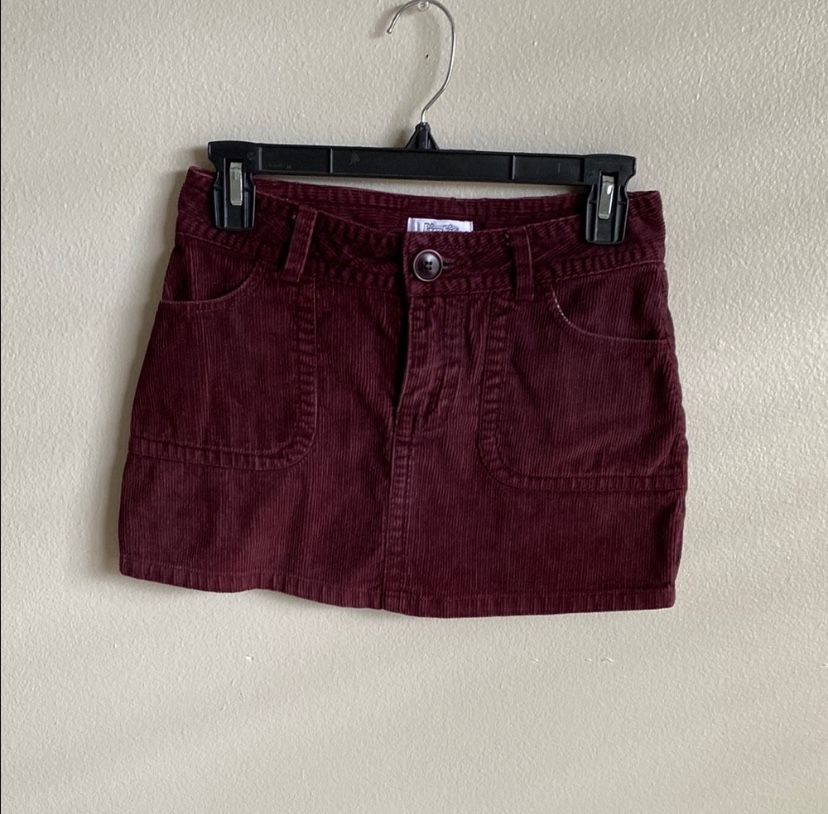 Burgundy Skirt