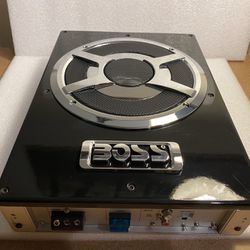 BOSS Audio Systems BASS800 800 Watt Low Profile Amplified 8” For Car Audio Radio Stereo DVD Navigation 