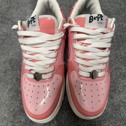 Bape Pink Shoes 