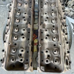 1965 Chevy 350 Double Hump 2.02 Corvette Cylinder Heads 