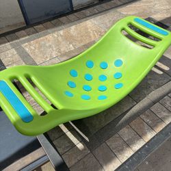 Fat Brain Toys Teeter Popper, Indoor Toddler Sensory Toys for Ages 3 and Up, Green