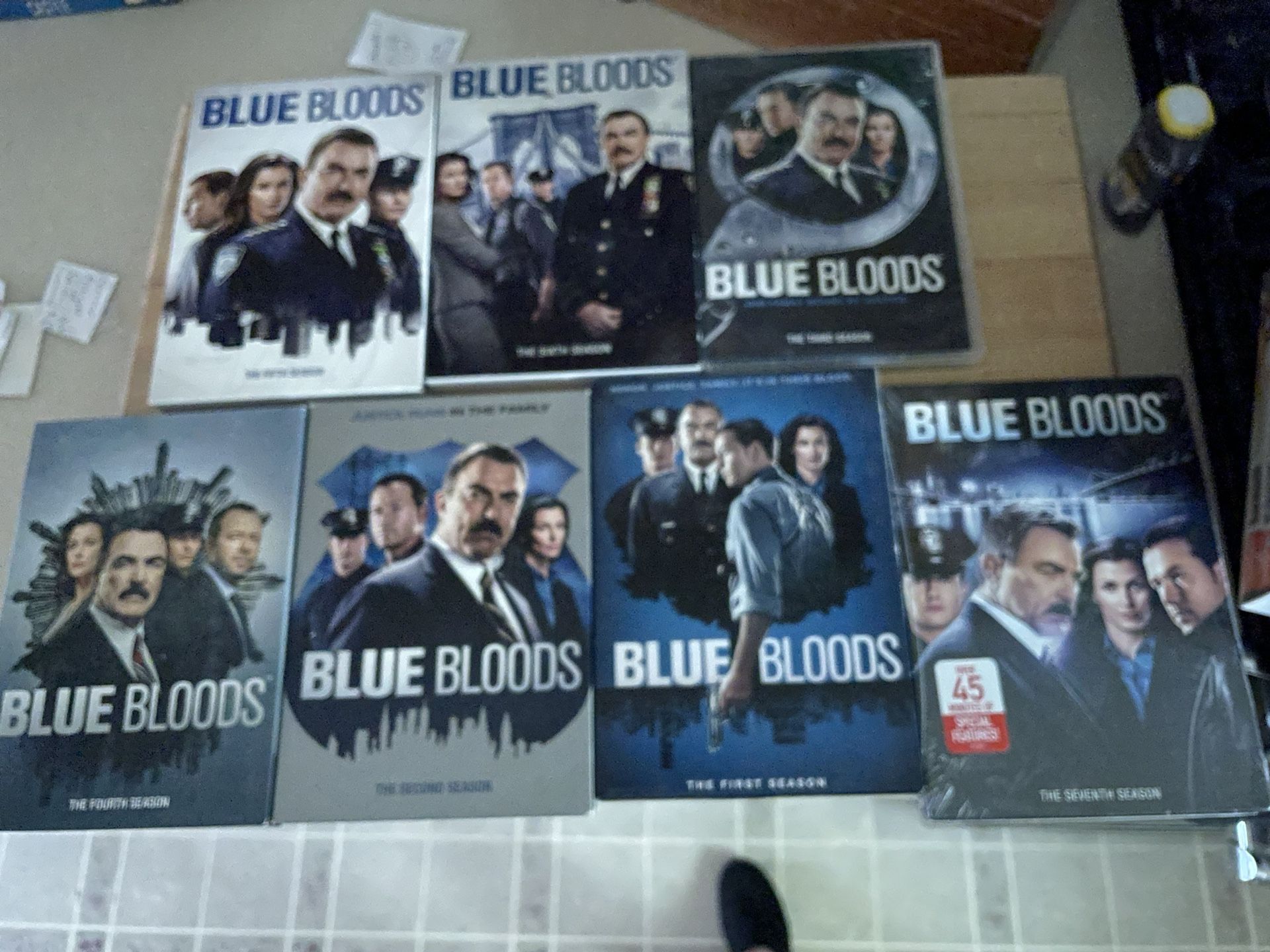 Blue Bloods Dvds, Seasons 1-7