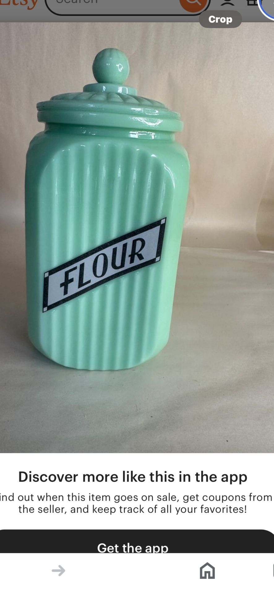 Jadeite Canister