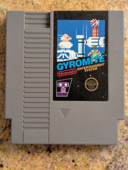Gyromite NES Nintendo game cartridge