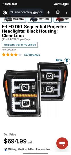 Ford Super Duty Headlights