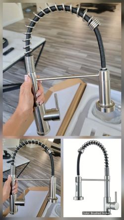 grifo de cocina nueva modern brushed silver kitchen faucet new