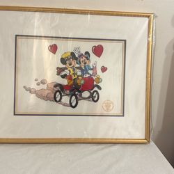 Licensed Disney Commemorative Serigraph Limited Edition 60th Anniversary