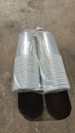 32 Oz Clear Plastic Cup With Lid
