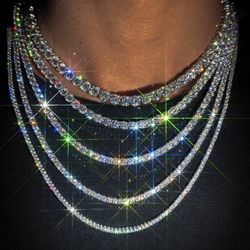 MOISSANATE TENNIS CHAINS 150$ SALE