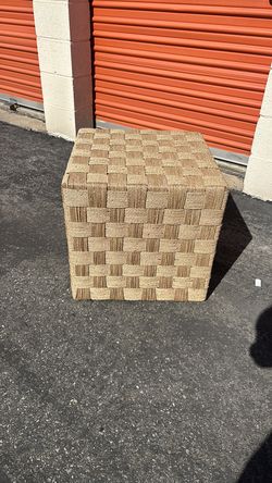 Threshold Lynwood Woven Checkered Table