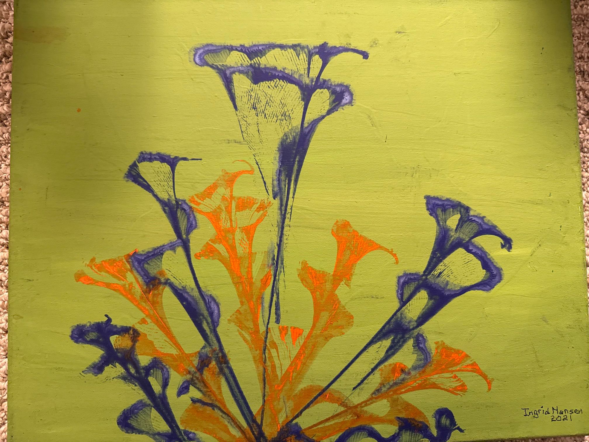 Two Colors, Two Flowers, Two Worlds