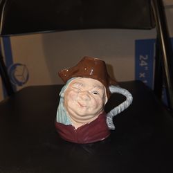 Vintage Kelsboro Ware Hand Painted Pottery JOLLY ROGER PIRATE Toby Jug England