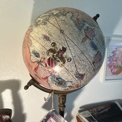Antique World Map Au Musee