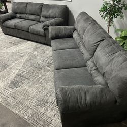 Gray Couch Set - Free Delivery