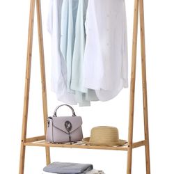 Bamboo Clothing Rack 