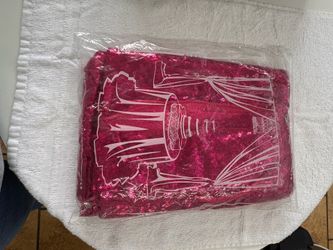 2PC Fushia Curtain Panel
