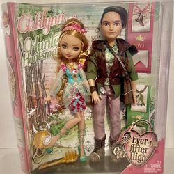 2013 Ever After High (NIB 2 Doll Set) Ashlynn Ella & Hunter Huntsman