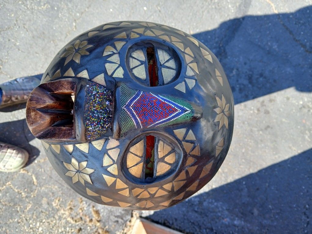 BRASS INLAY MASK