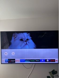 75” Samsung TV with mount and stands!