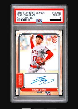 Shohei auto card psa 8