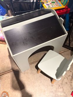 Kids Wooden Desk and 1 chair