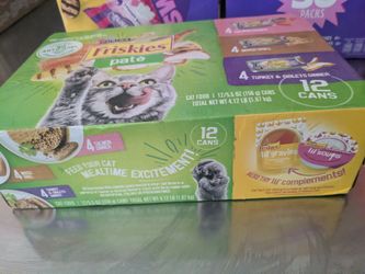 New 12 cat canned foods