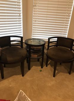 2chair and table