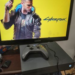 XBOX ONE S LIMITED EDITION GRAY WITH CYBERPUNK 2077