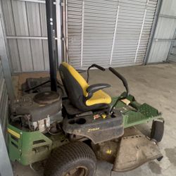 Lawn Mower & Basketball Court