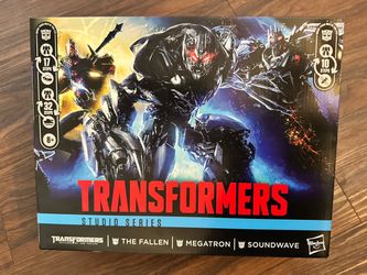 Factory Sealed Original 2025 Takara Hasbro Transformers ROTF Megatron & Soundwave Action Figures 3 Pack