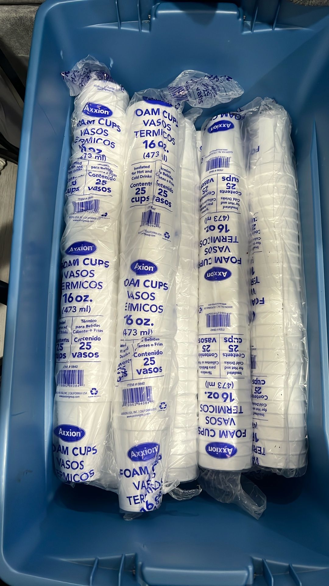 Foam Cups 16oz Pack Of 25 