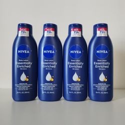 4 Nivea Body Lotion Essentially Enriched 8.4oz