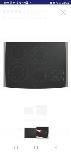 Glass top ceramic drop in stove top. See third picture for descripton details. Works perfect, just did some remodeling.