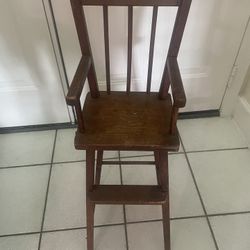 Vintage Doll High Chair