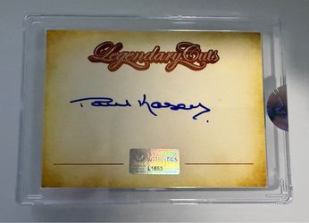 Paul Kasey signed Legendary Cuts Celebrity Authentics Star Wars