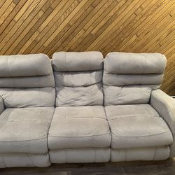 3 Seat Gray Couch