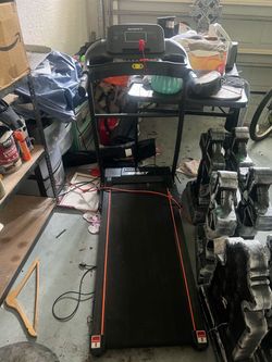 Treadmill, smaller foldable