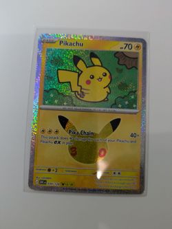30th Celebration Pikachu 12/30