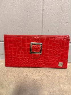 MICHE Classic Shell Maggie Ellie Red Alligator Texture Silver Buckle