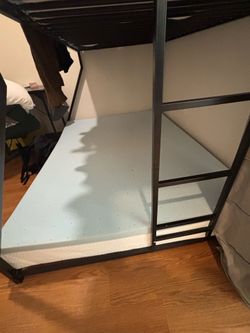 Full size mattress with mattress topper