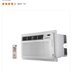 LG 11,800 BTU 115-Volt Through-the-Wall Air Conditioner Cools 540Sq. Ft. in White new open box