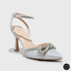 Silver Heels Size 8.5 