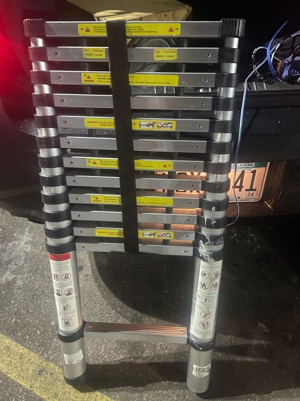 $150.00 obo, Telescoping Ladder 14.5Ft Aluminum Telescopic Extension ...