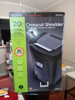 Royal 6020MX 20-sheet Crosscut Shredder