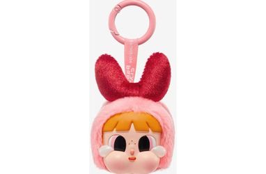 Pop Mart CRYBABY x Powerpuff Girls Series Blossom Vinyl Face Plush