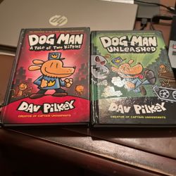 2 Hardcover  Dog Man Books