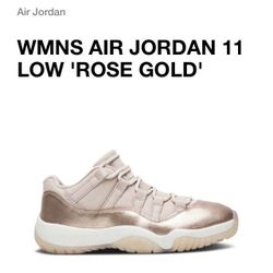 Woman’s Jordan Low 11s