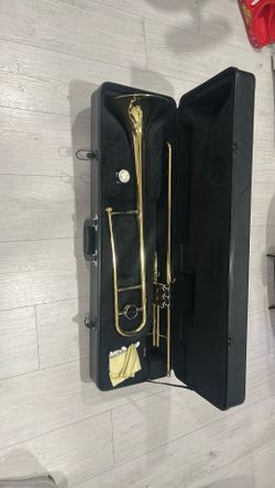 Gold trombone
