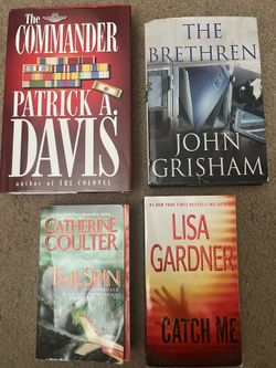 4-Book Thriller Mystery Lot – Grisham, Gardner, Coulter, Davis - $10 OBO